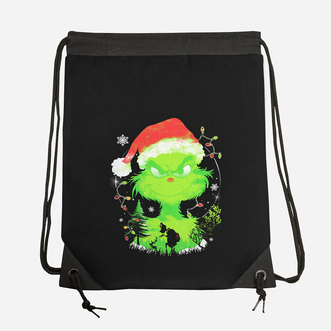 Grinch In The Gloom-None-Drawstring-Bag-constantine2454