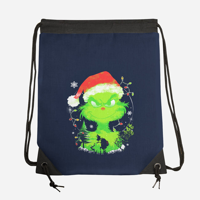 Grinch In The Gloom-None-Drawstring-Bag-constantine2454