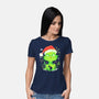 Grinch In The Gloom-Womens-Basic-Tee-constantine2454