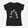 Christmas Spirit-Womens-V-Neck-Tee-Vallina84