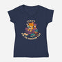 I'm An Indoor Cat-Womens-V-Neck-Tee-worlddominationforcats