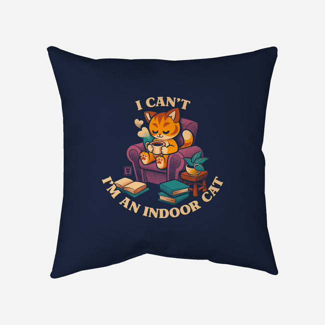 I'm An Indoor Cat-None-Removable Cover w Insert-Throw Pillow-worlddominationforcats