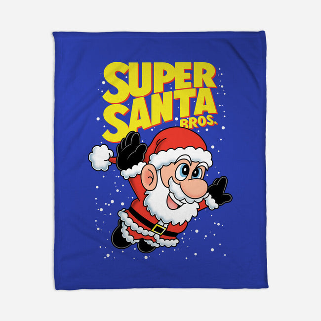 Super Santa Bros-None-Fleece-Blanket-Barbadifuoco