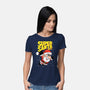 Super Santa Bros-Womens-Basic-Tee-Barbadifuoco