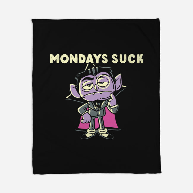 Mondays Suck-None-Fleece-Blanket-naomori