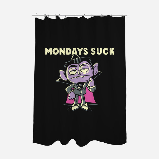 Mondays Suck-None-Polyester-Shower Curtain-naomori