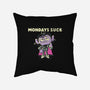 Mondays Suck-None-Removable Cover w Insert-Throw Pillow-naomori