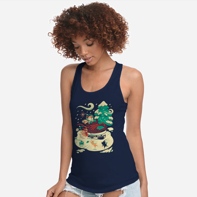 Tiny Winter-Womens-Racerback-Tank-Henrique Torres