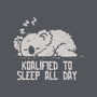 Koalified To Sleep All Day-Unisex-Basic-Tank-koalastudio