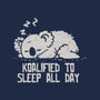 Koalified To Sleep All Day-None-Drawstring-Bag-koalastudio