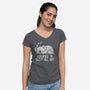 Koalified To Sleep All Day-Womens-V-Neck-Tee-koalastudio