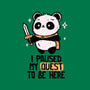 I Paused My Quest To Be Here-Womens-Fitted-Tee-koalastudio