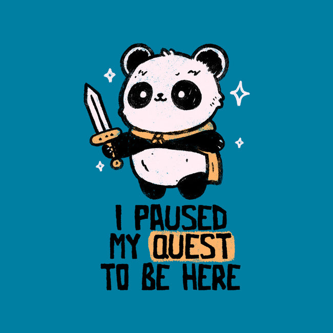 I Paused My Quest To Be Here-Mens-Premium-Tee-koalastudio