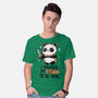 I Paused My Quest To Be Here-Mens-Basic-Tee-koalastudio