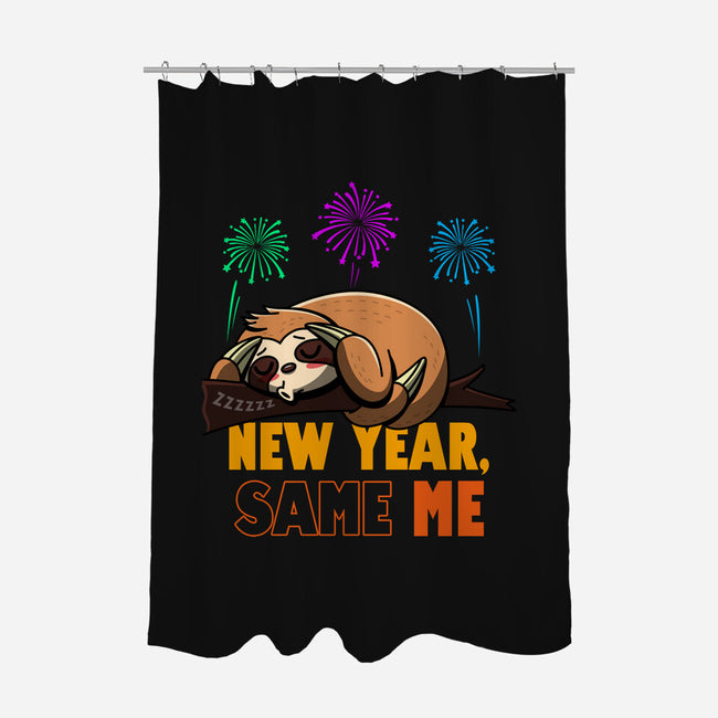 New Year Same Me-None-Polyester-Shower Curtain-Boggs Nicolas