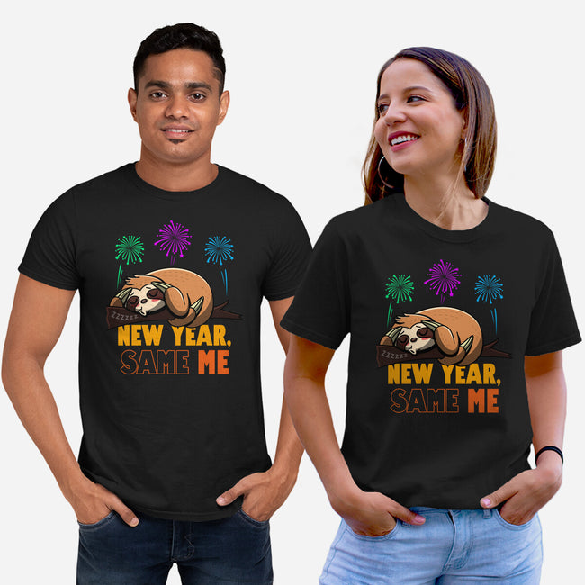 New Year Same Me-Unisex-Basic-Tee-Boggs Nicolas