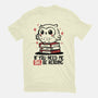 If You Need Me Owl Be Reading-Mens-Basic-Tee-koalastudio