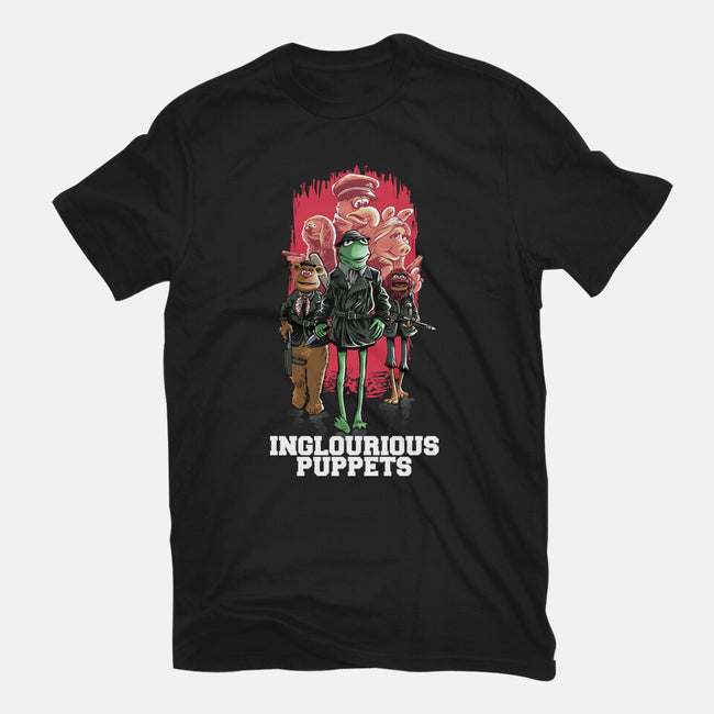 Inglourious Puppets-Womens-Basic-Tee-zascanauta