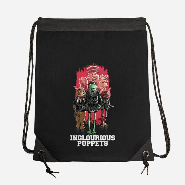 Inglourious Puppets-None-Drawstring-Bag-zascanauta