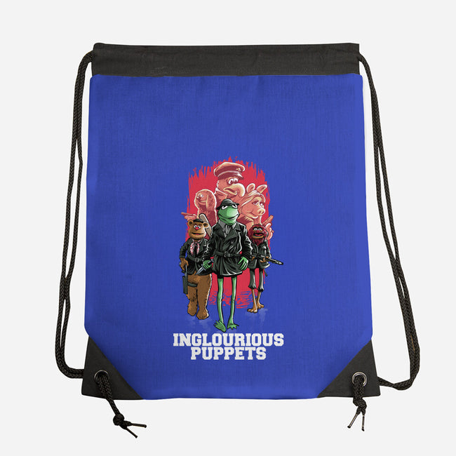 Inglourious Puppets-None-Drawstring-Bag-zascanauta