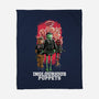 Inglourious Puppets-None-Fleece-Blanket-zascanauta