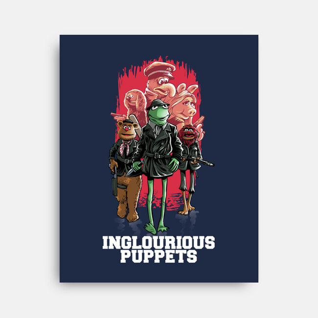 Inglourious Puppets-None-Stretched-Canvas-zascanauta