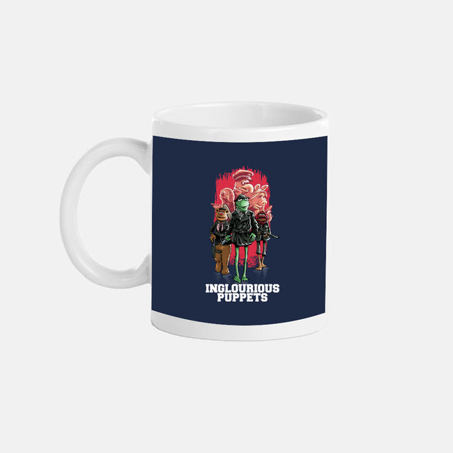 Inglourious Puppets-None-Mug-Drinkware-zascanauta