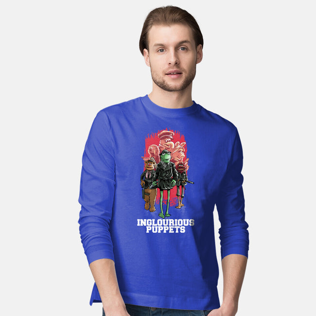 Inglourious Puppets-Mens-Long Sleeved-Tee-zascanauta