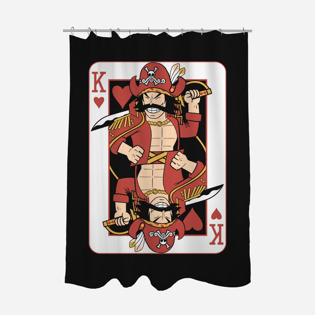 Pirate King Card-None-Polyester-Shower Curtain-naomori