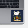 Snoopy's Cozy Christmas-None-Glossy-Sticker-JamesQJO