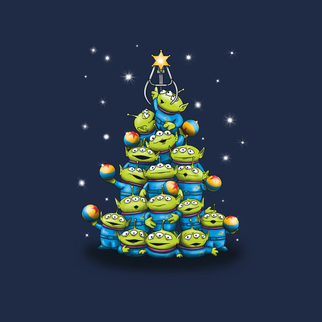 Ohh The Claw-mas Tree-None-Fleece-Blanket-NMdesign