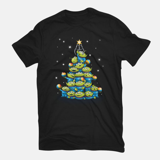 Ohh The Claw-mas Tree-Womens-Fitted-Tee-NMdesign