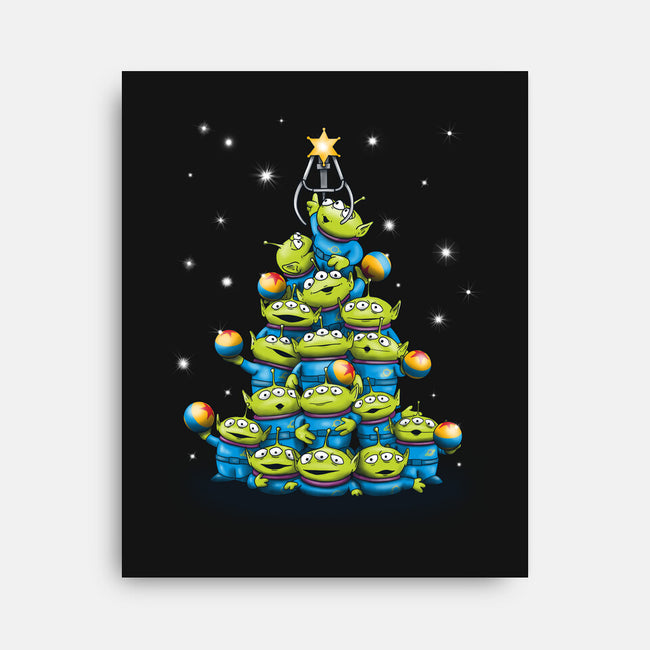 Ohh The Claw-mas Tree-None-Stretched-Canvas-NMdesign