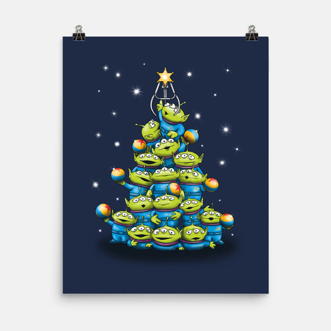 Ohh The Claw-mas Tree-None-Matte-Poster-NMdesign