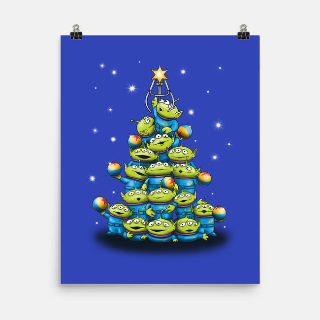 Ohh The Claw-mas Tree-None-Matte-Poster-NMdesign