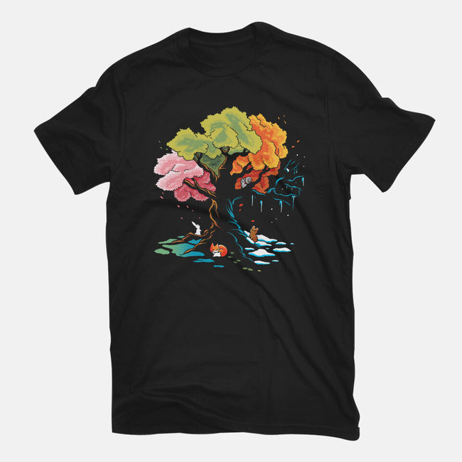 Season Tree-Unisex-Basic-Tee-Vallina84