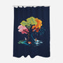 Season Tree-None-Polyester-Shower Curtain-Vallina84