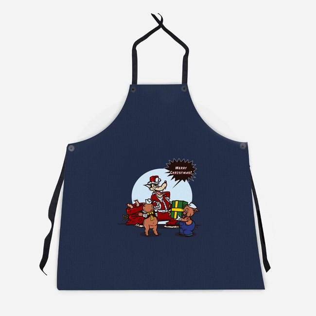 Merry Dinner-Unisex-Kitchen-Apron-AndreusD