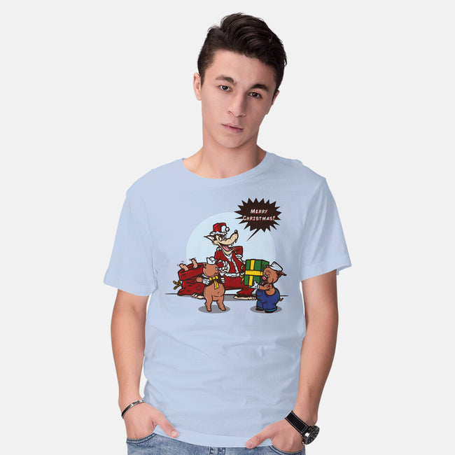 Merry Dinner-Mens-Basic-Tee-AndreusD