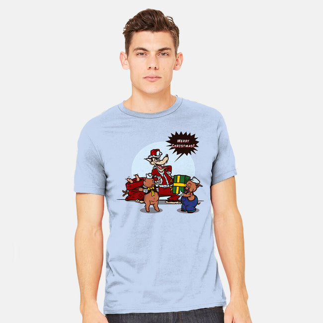 Merry Dinner-Mens-Heavyweight-Tee-AndreusD