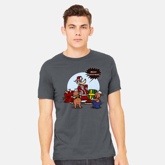 Merry Dinner-Mens-Heavyweight-Tee-AndreusD