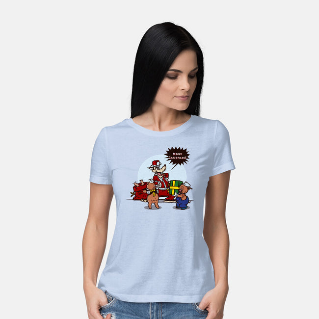 Merry Dinner-Womens-Basic-Tee-AndreusD