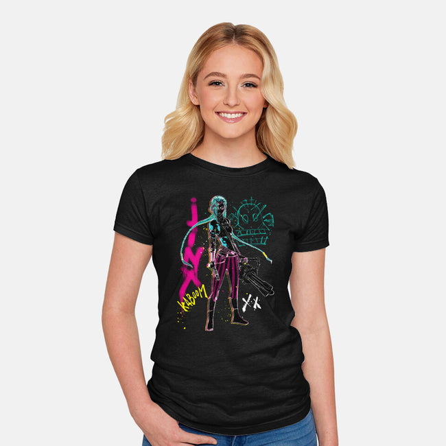 ArtCane-Womens-Fitted-Tee-kharmazero