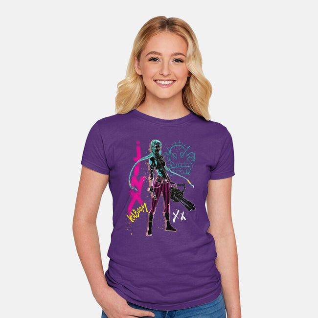 ArtCane-Womens-Fitted-Tee-kharmazero