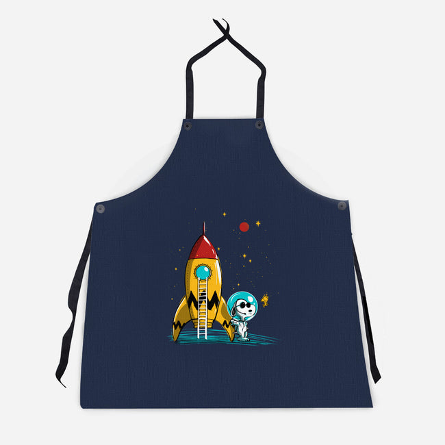 Space Explorer-Unisex-Kitchen-Apron-kharmazero