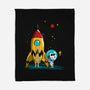 Space Explorer-None-Fleece-Blanket-kharmazero