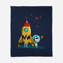 Space Explorer-None-Fleece-Blanket-kharmazero