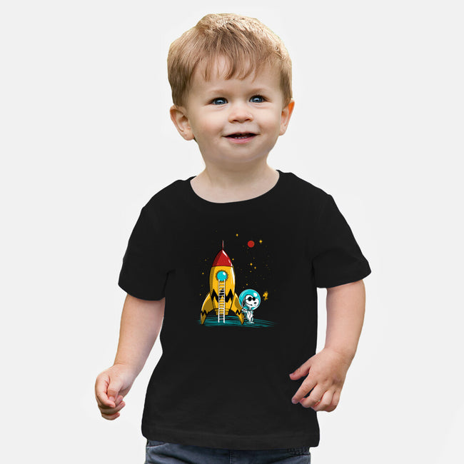 Space Explorer-Baby-Basic-Tee-kharmazero