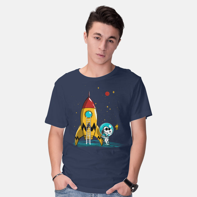 Space Explorer-Mens-Basic-Tee-kharmazero