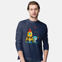 Space Explorer-Mens-Long Sleeved-Tee-kharmazero